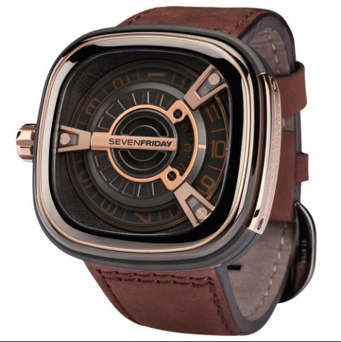 Latest Mens Brown Strap Watch 7 FR